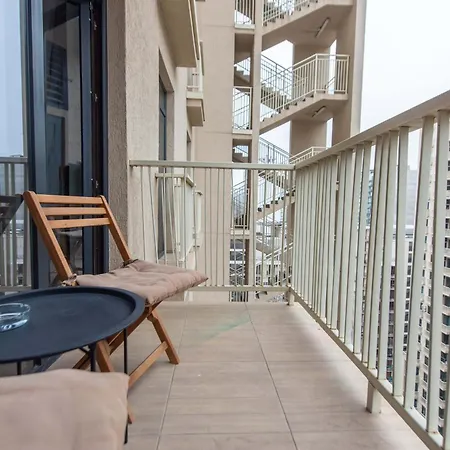 Gg Home - New, Cozy 2 Bedroom Apartment On 16Th Floor Tbilisi Exterior photo